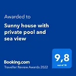 Sunny House With Private Pool And Sea View أذيخي